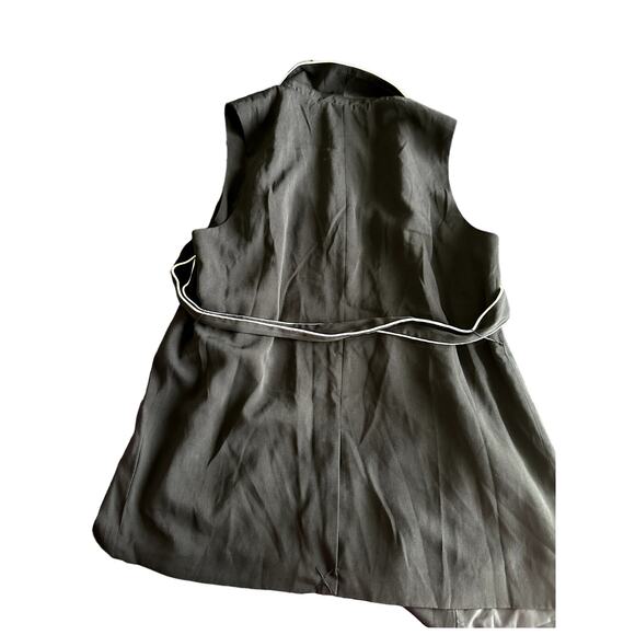 Who What Wear Sleeveless Blazer Vest Sz L - Picture 3 of 6